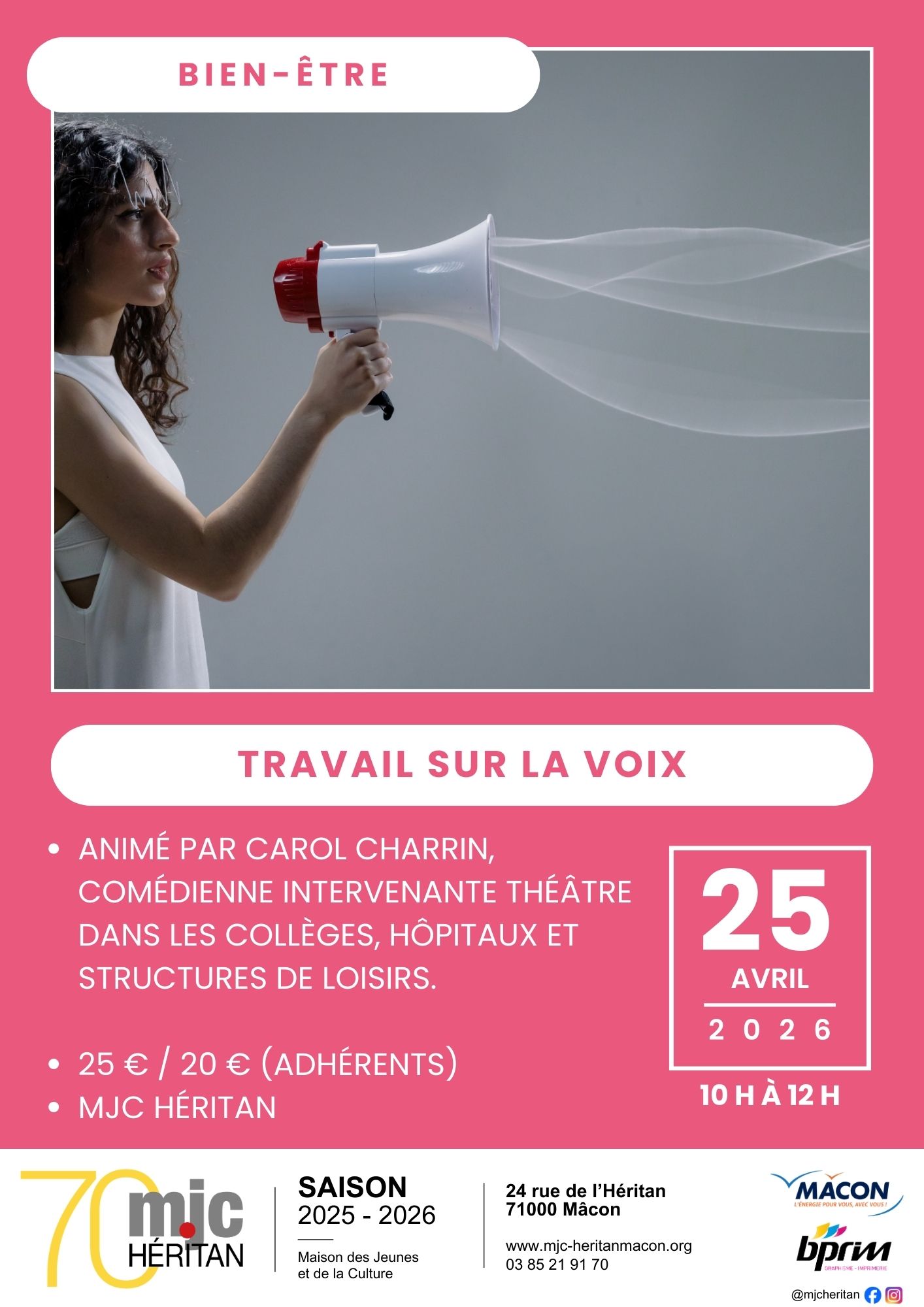 Travail sur la voix