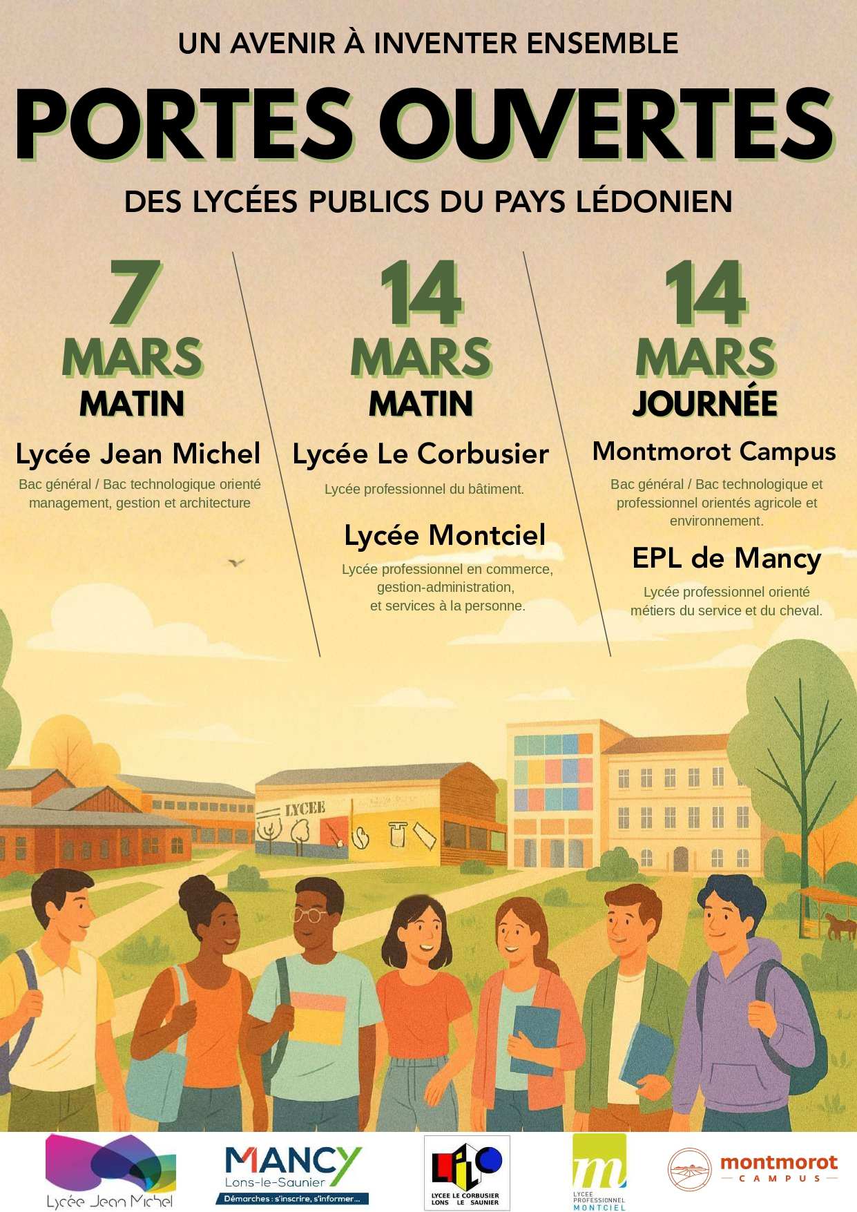 Portes ouvertes des lycées publics du pays lédonien