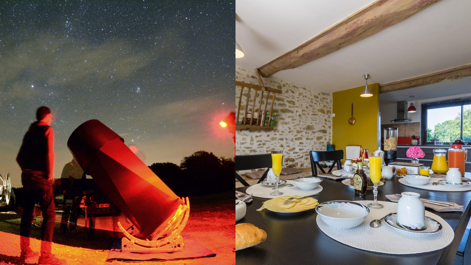 SOIRÉE - DÎNER ET ASTRONOMIE