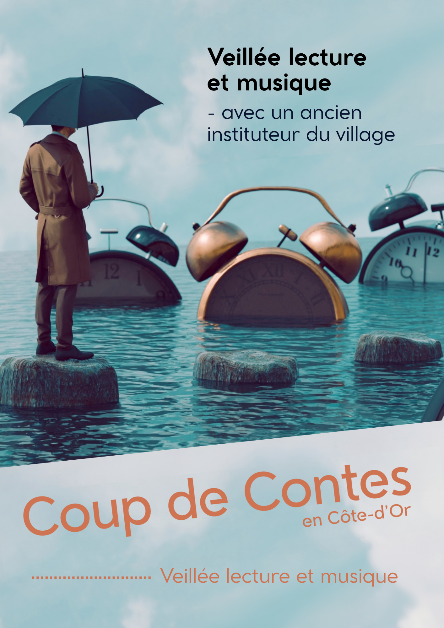 Veillée lecture et musique - avec un ancien instituteur du village