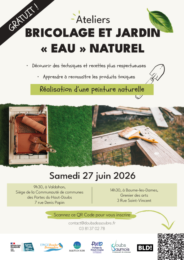 Bricolage et Jardin "eau" naturel à Baume-les-Dames