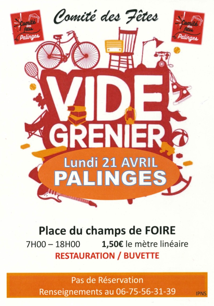 17ème VIDE GRENIER à PALINGES