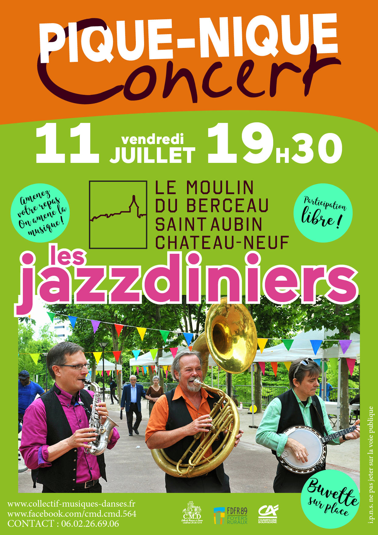 Pique-nique concert les Jazzdiniers