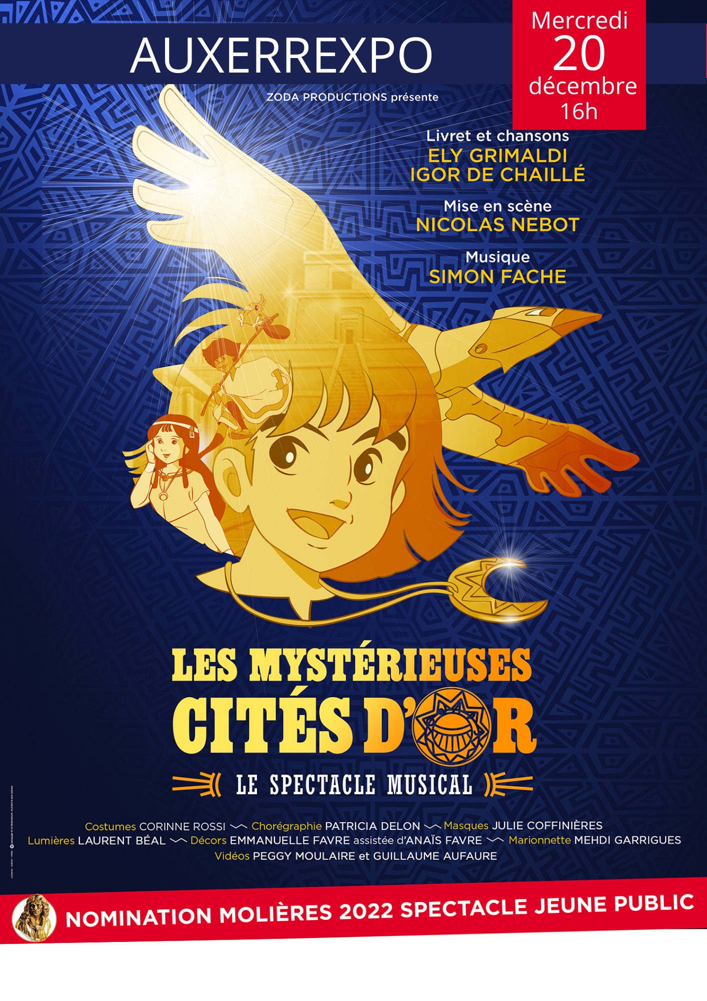 LES MYSTÉRIEUSES CITÉS D'OR - LE SPECTACLE MUSICAL