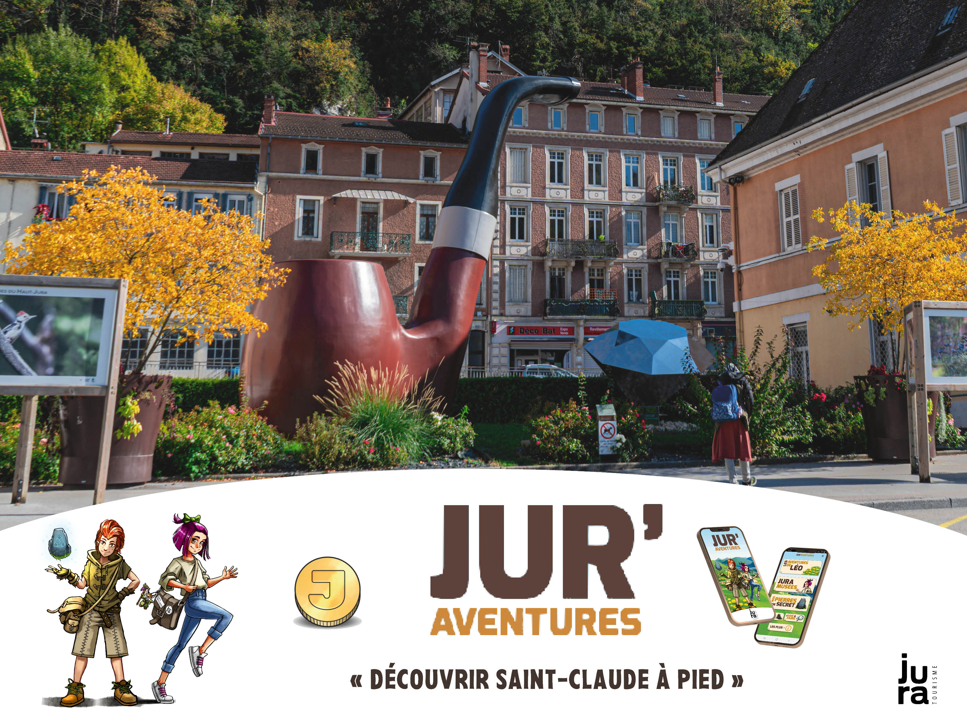 Jur'Aventures : Découvrir Saint-Claude à pied