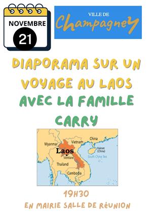 SOIRÉE DIAPORAMA "Voyage au Laos"