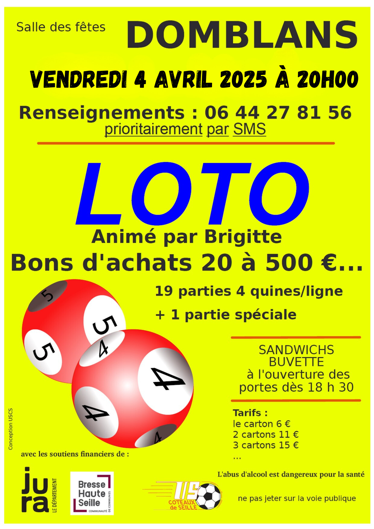 Vendredi 4 avril 2025 à 20h00