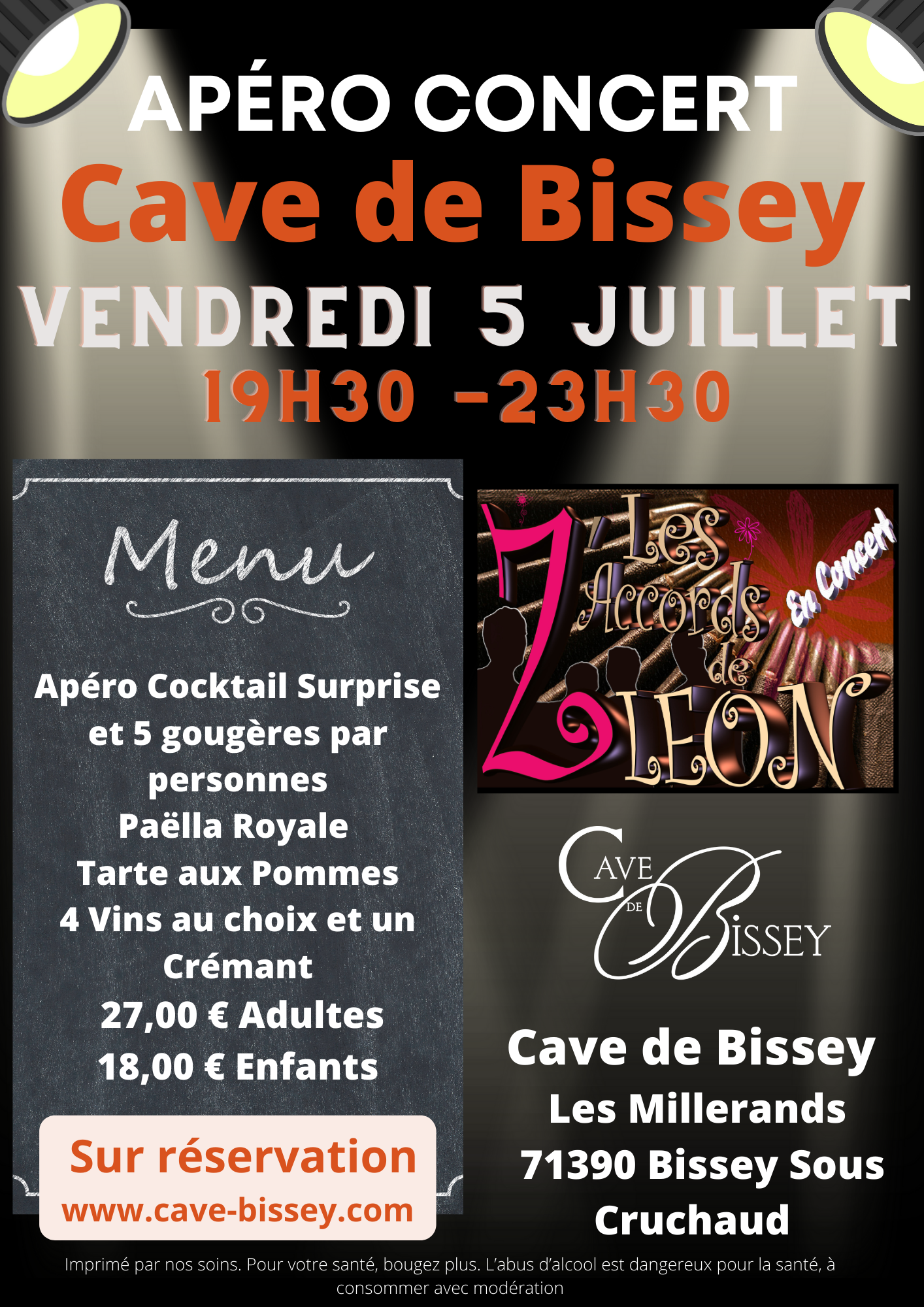 Apéro concert cave de Bissey 