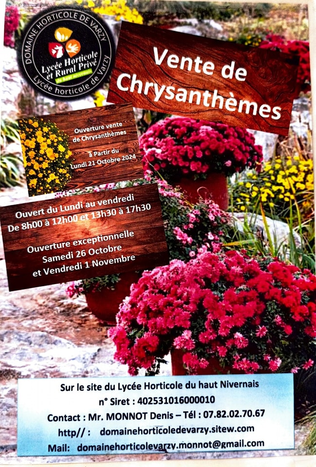 Vente Chrys lycée varzy