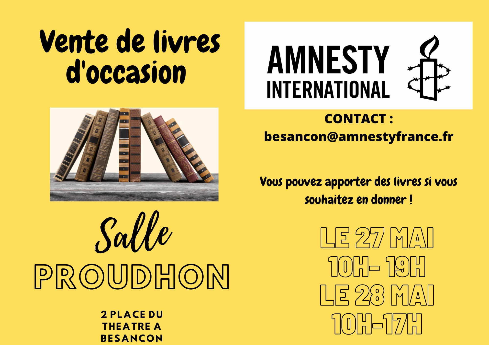 Vente de livres d'occasion