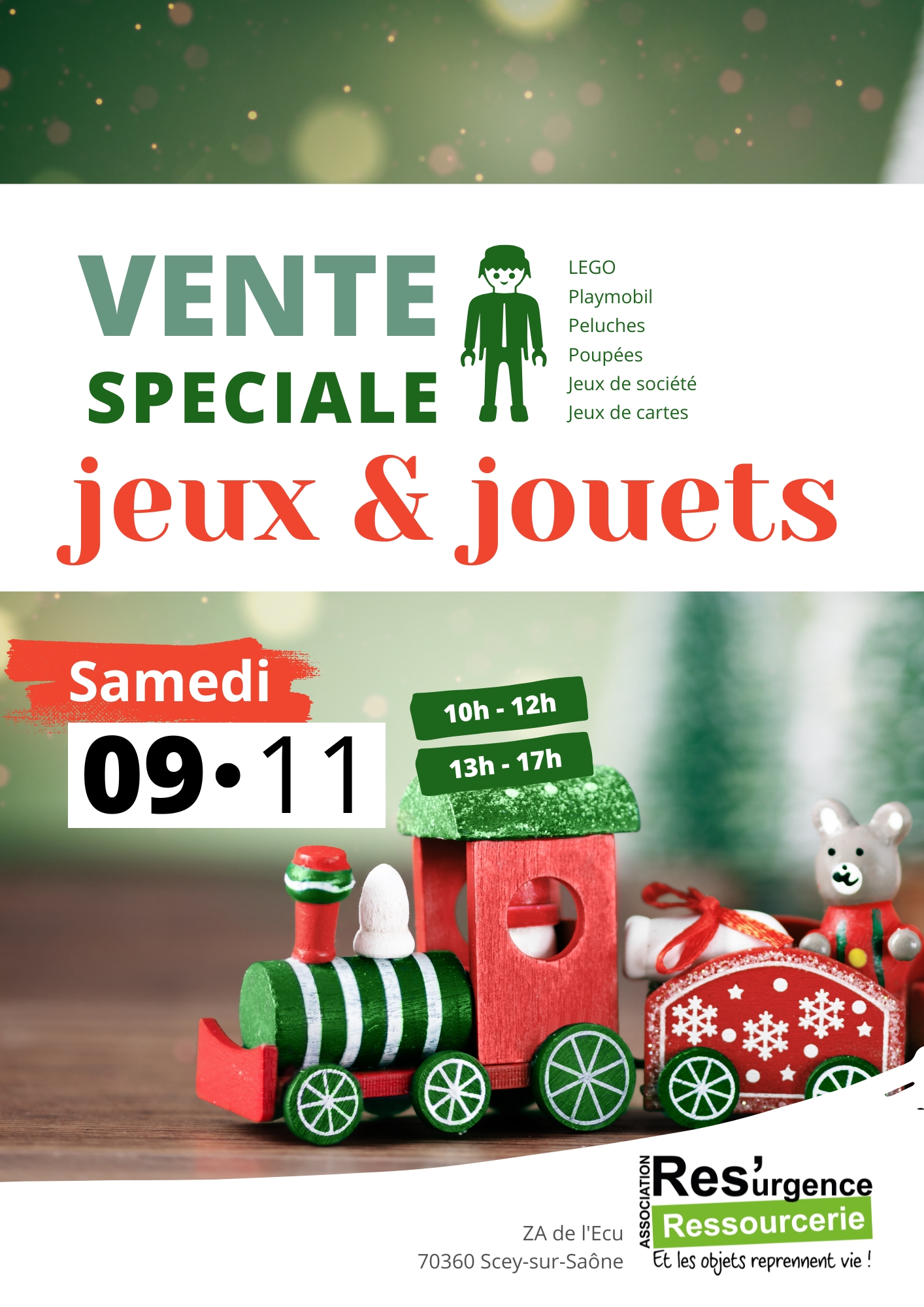 Affiche vente jouets