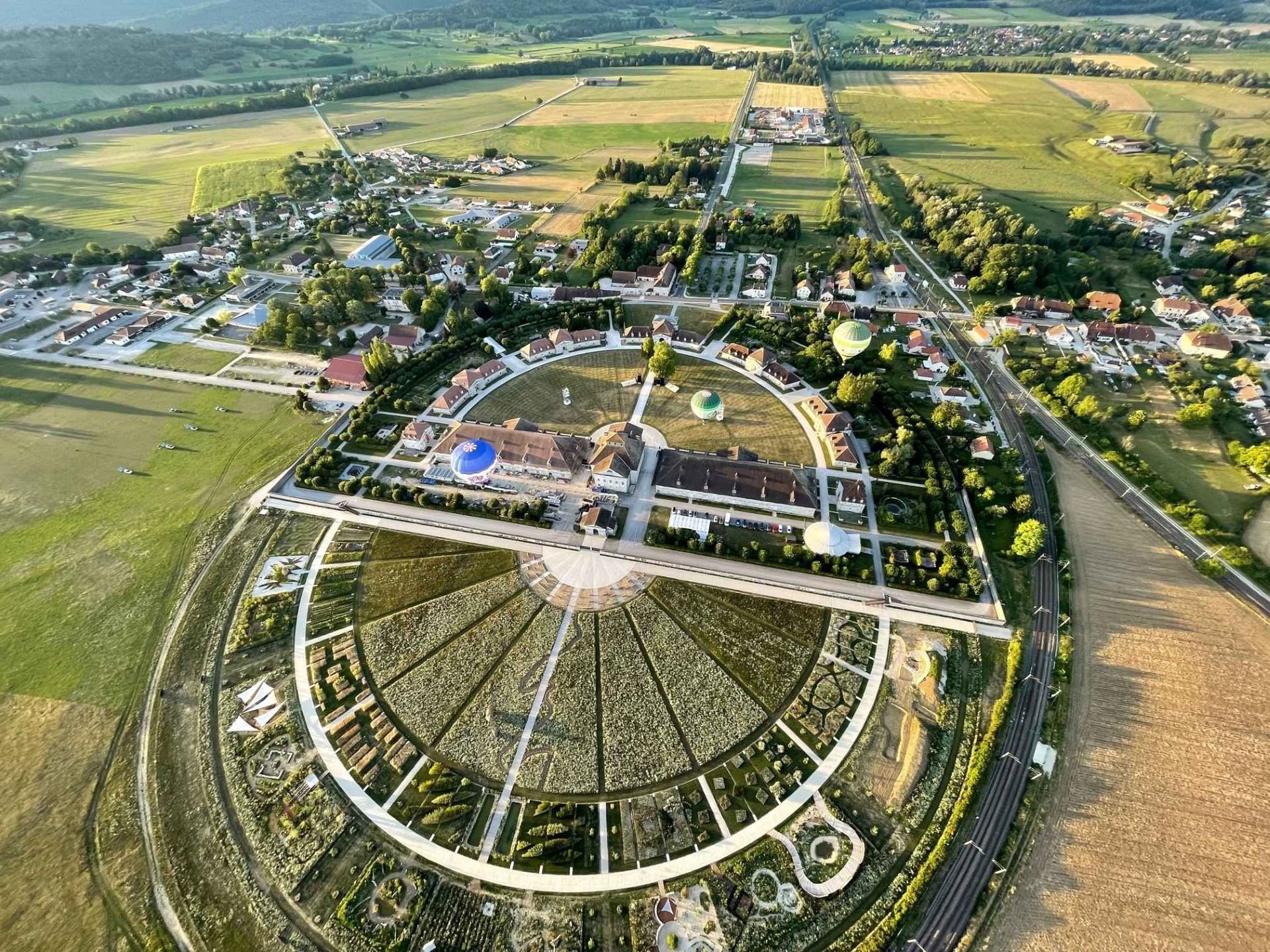 Vue du ciel Saline royale