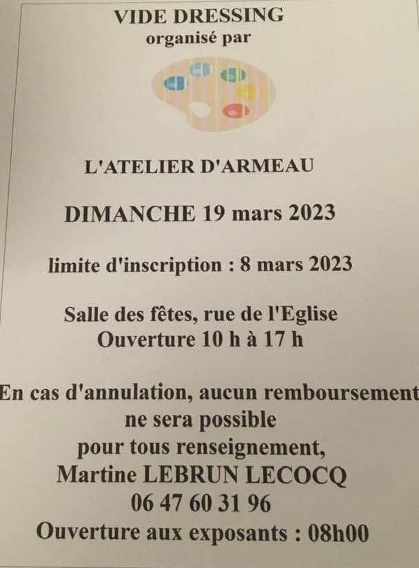Vide dressing à Armeau