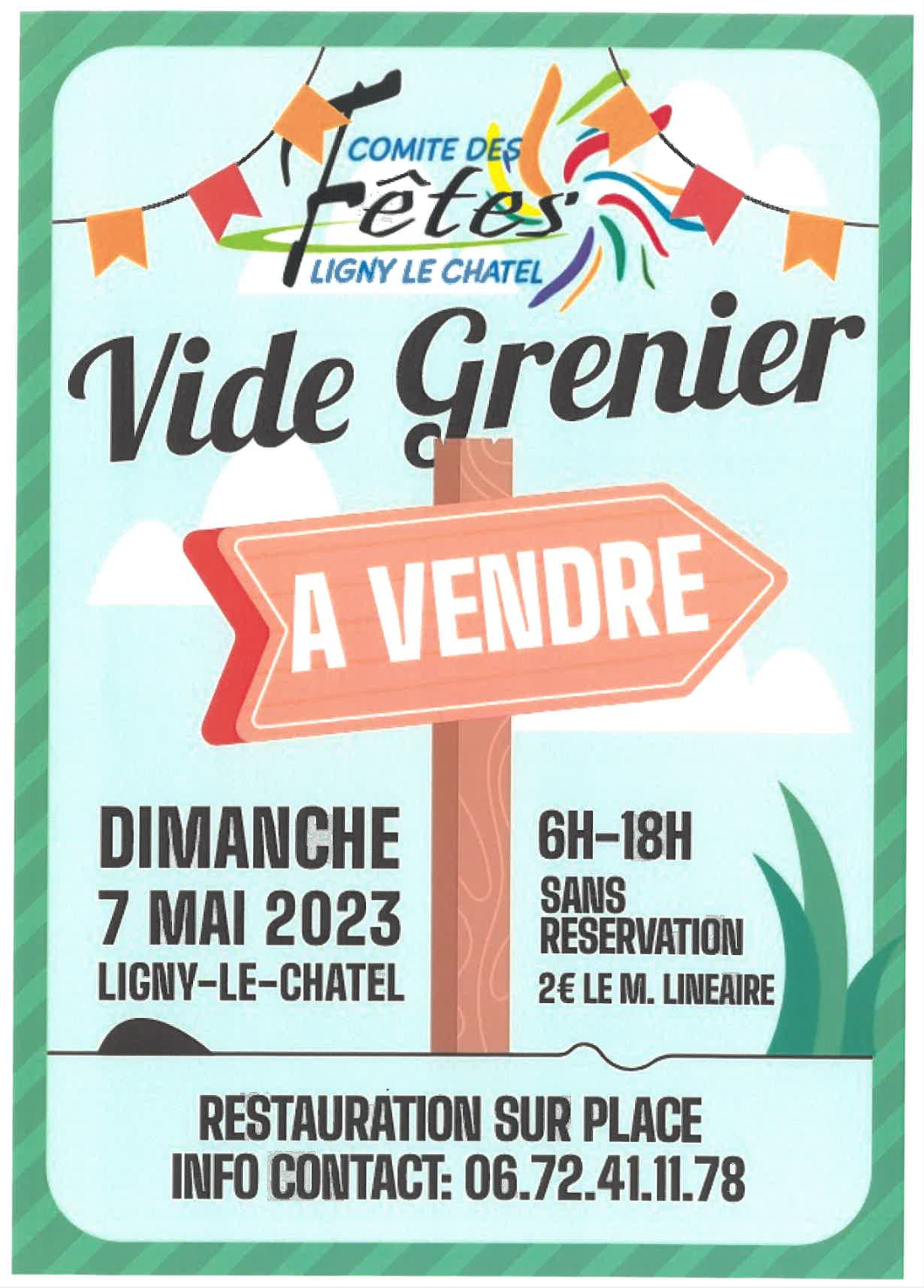 Vide-grenier Ligny 7 mai