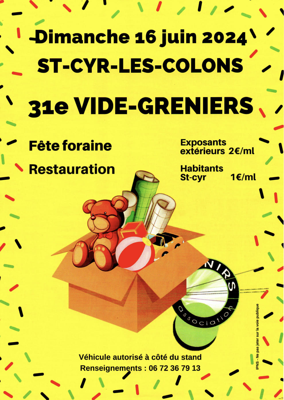Vide-grenier Saint-Cyr 16 juin