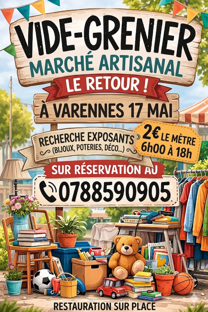Vide-grenier et Marché artisanal