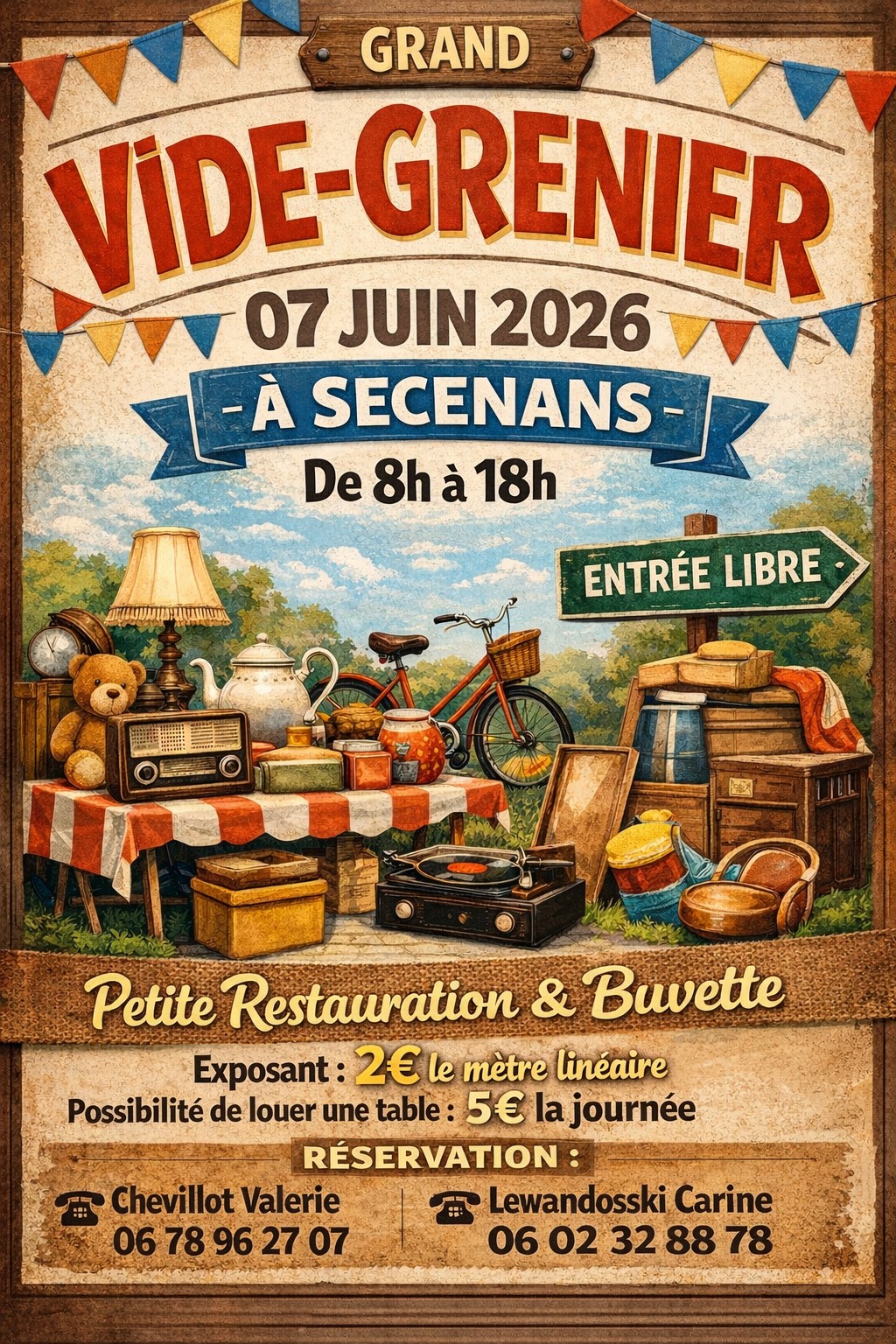 Grand vide-greniers — visuel événement