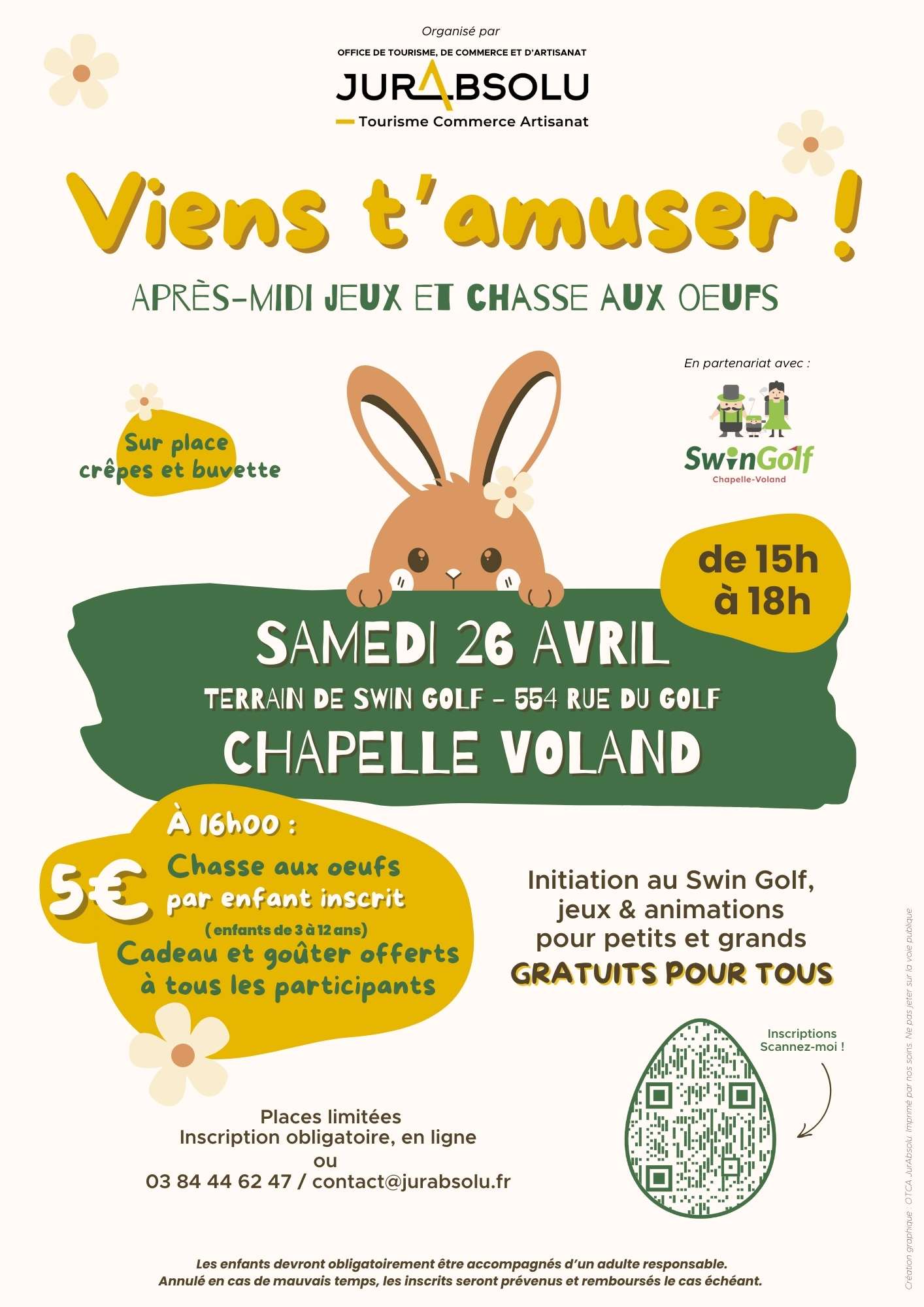 Affiche Chasse aux œufs 2025 (21 x 29.7 cm) - 1