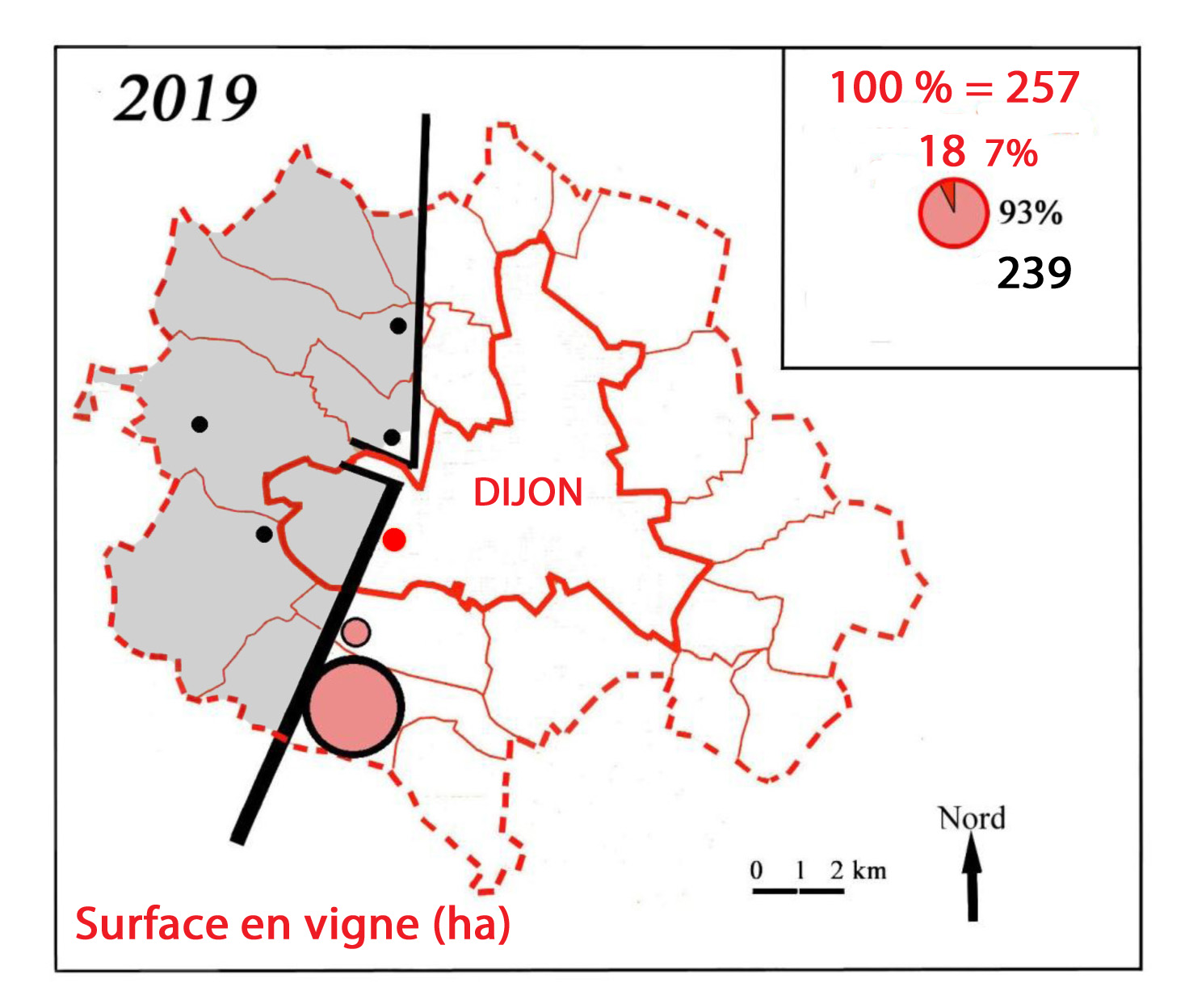 Vignoble de Dijon et de sa Banlieue en 2019