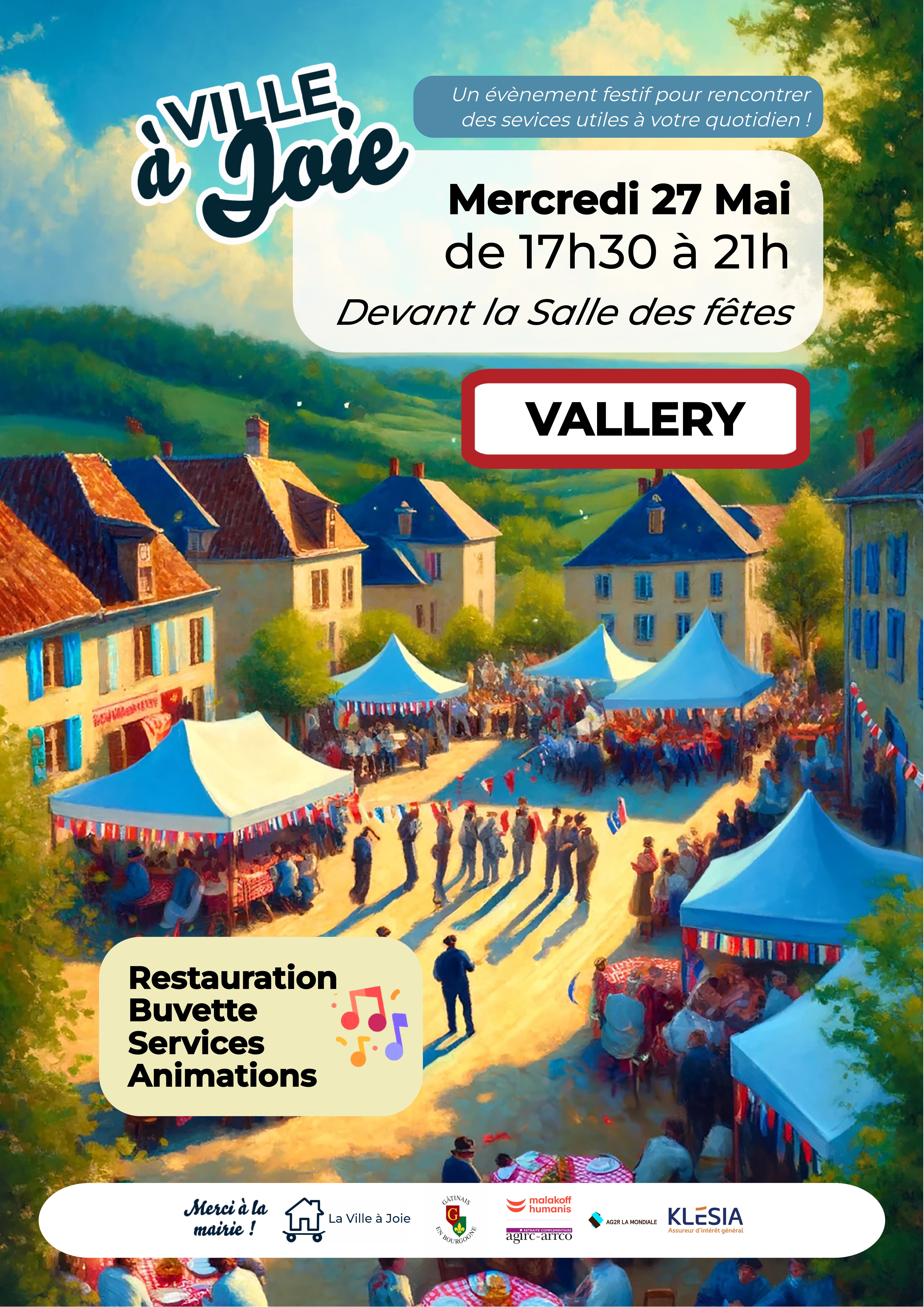 Ville à Joie à Vallery