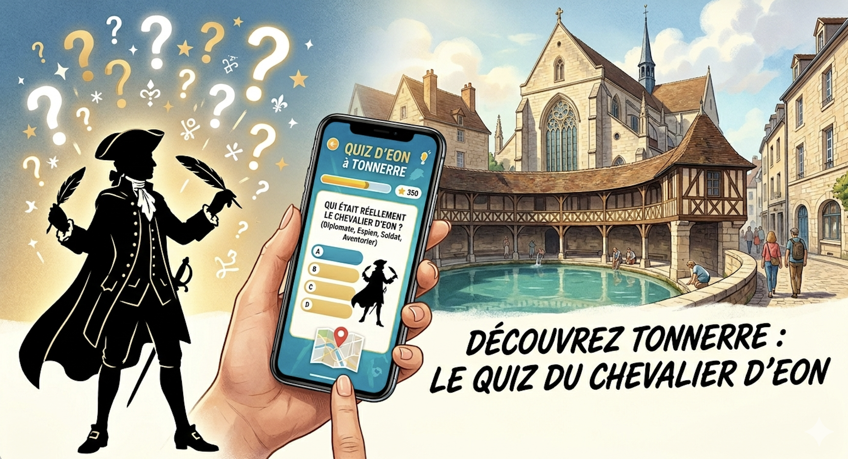 Visit's quizz : dans les pas du Chevalier d'Eon à Tonnerre