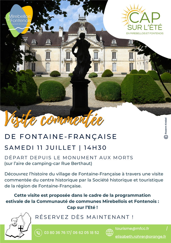 Visite commentée de Fontaine-Française