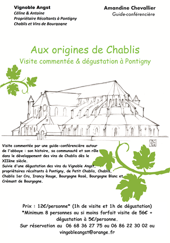 Visite - dégustation :  l'Abbaye de Pontigny, aux origines du Chablis