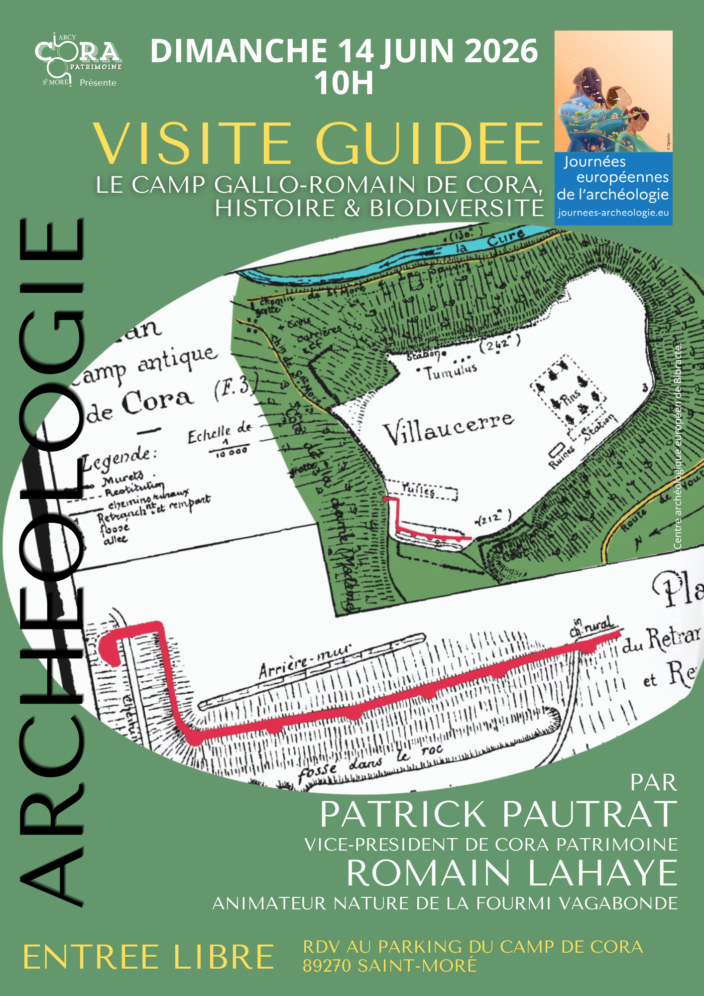 Visite Guidée : le camp gallo-romain de Cora, histoire et biodiversité