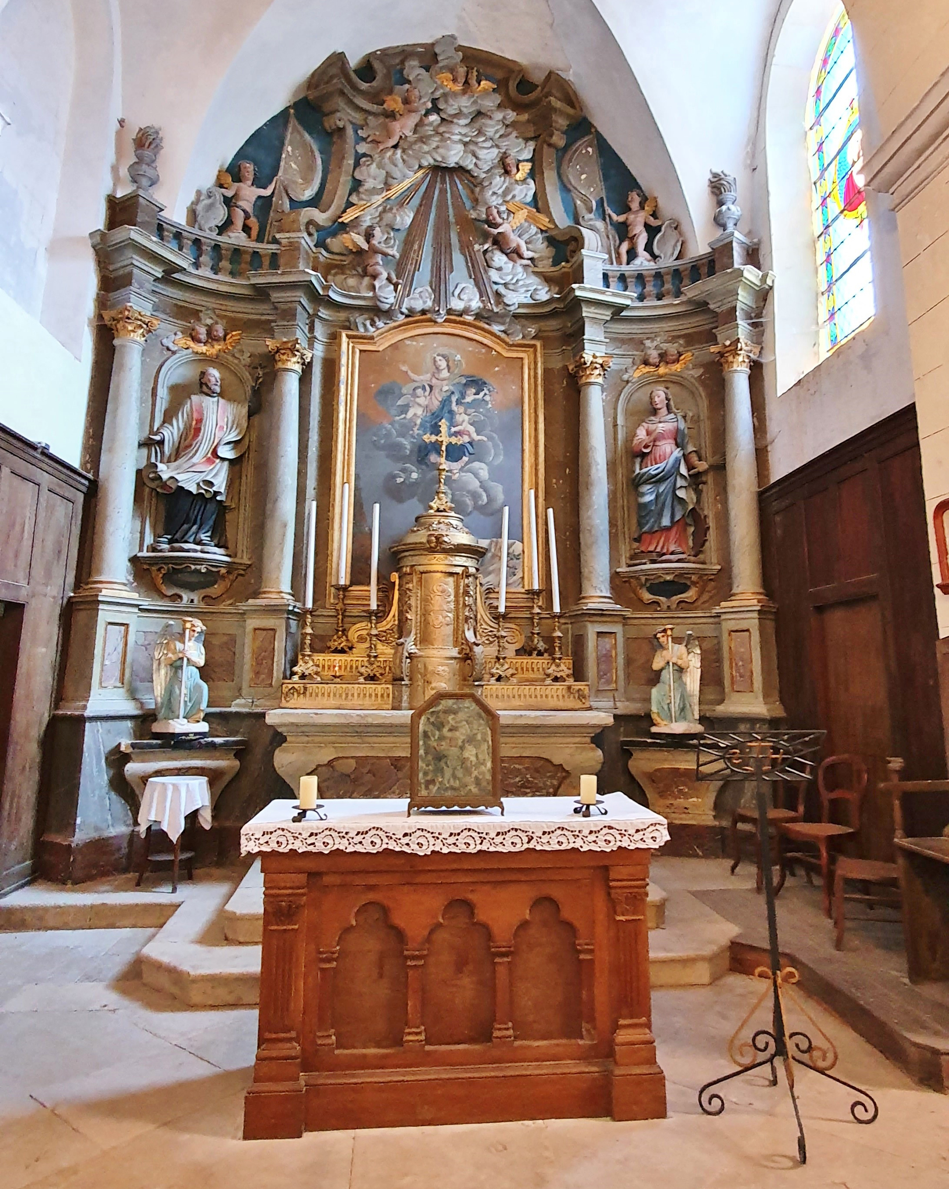 Retable de l'église de l'assomption