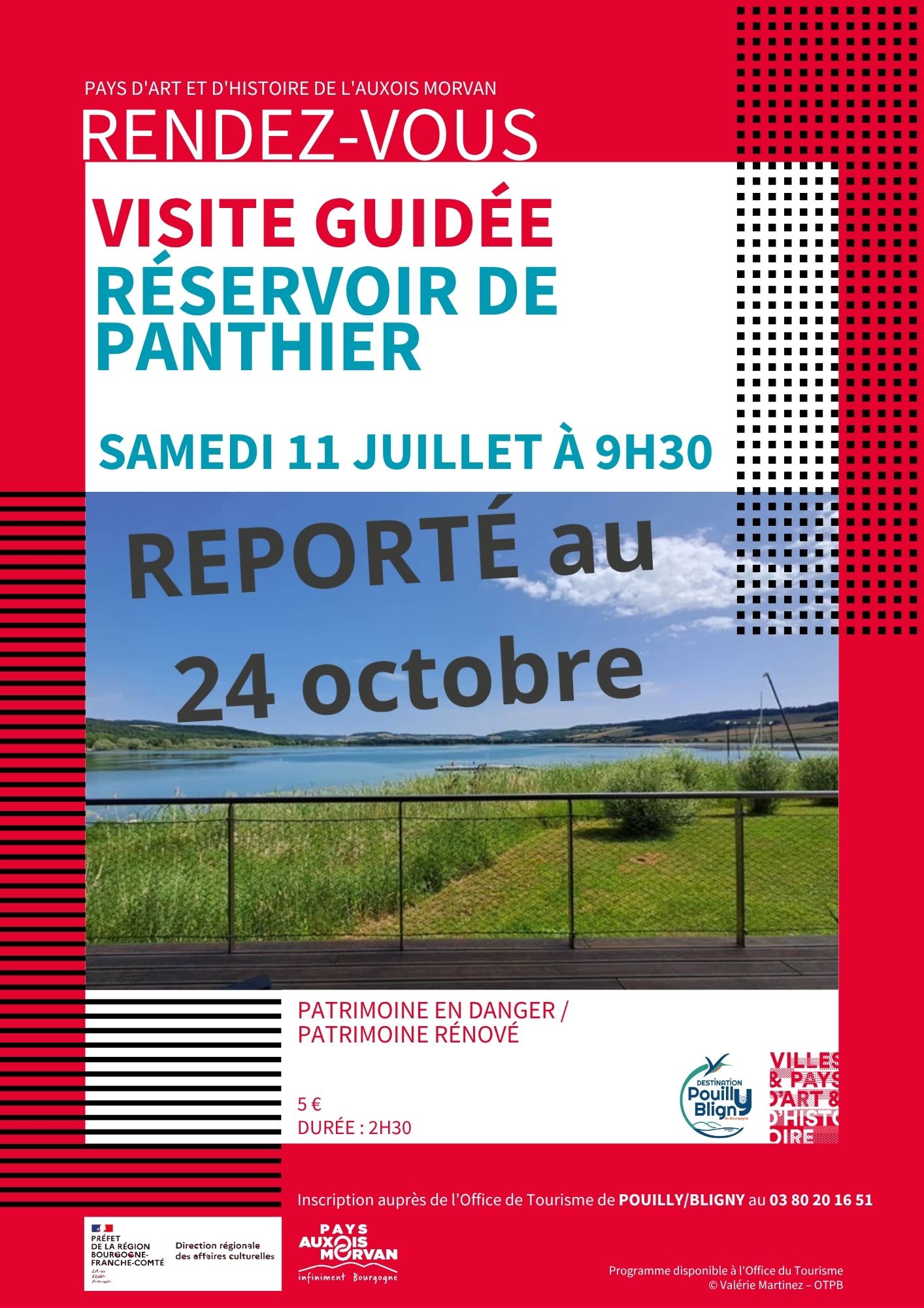 Visite guidée au réservoir de Panthier