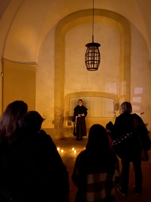 Visite nocturne à l'abbaye de Cluny 