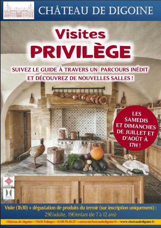 Visite privilège - Château de Digoine