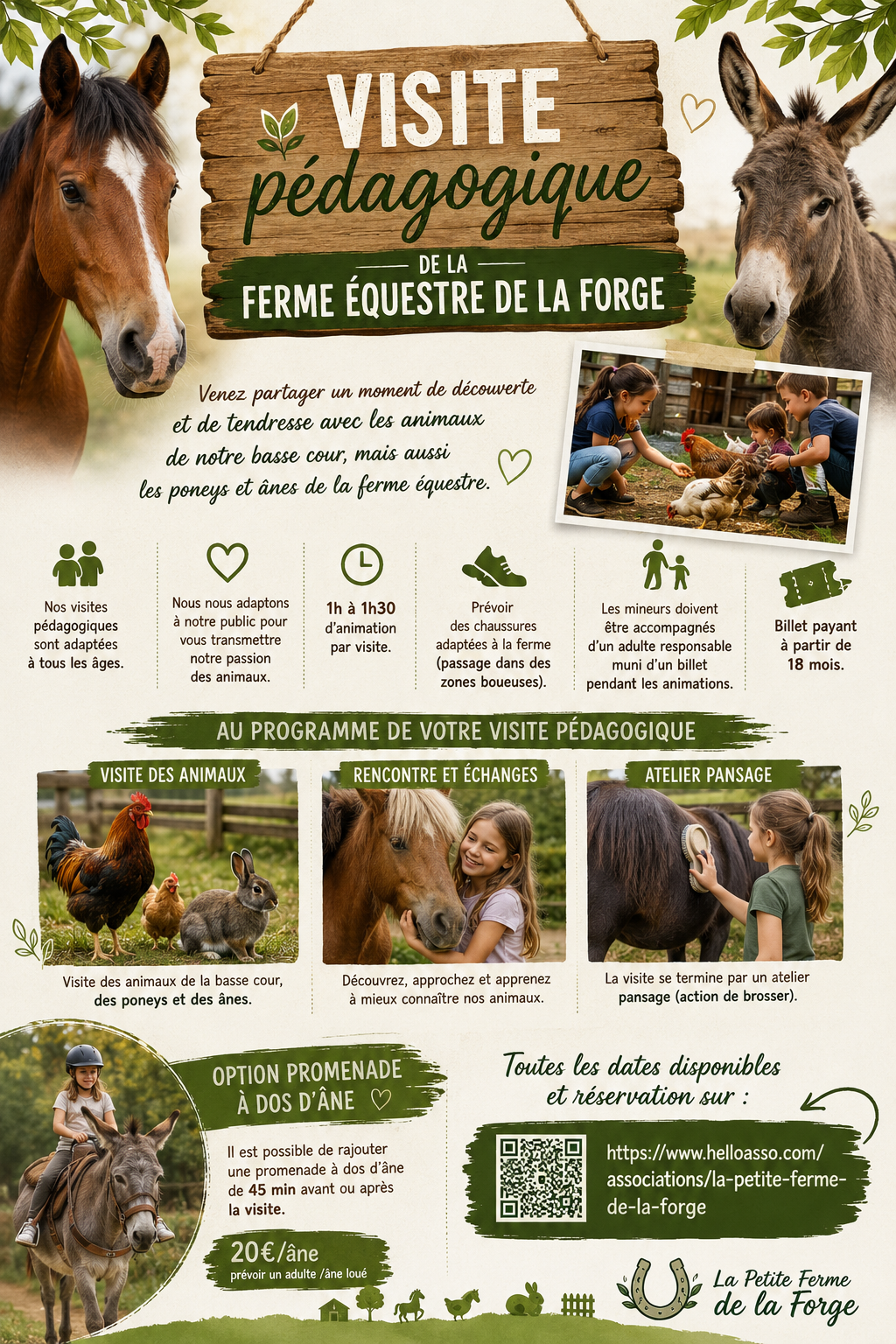 Visites pédagogiques été 2026