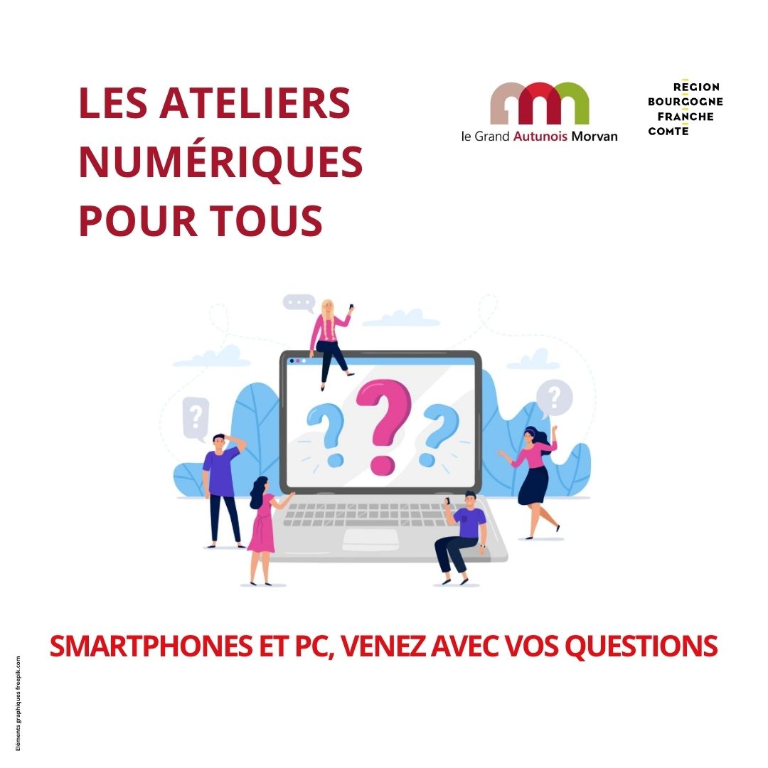 Atelier numérique - Smartphones et PC, venez avec vos questions