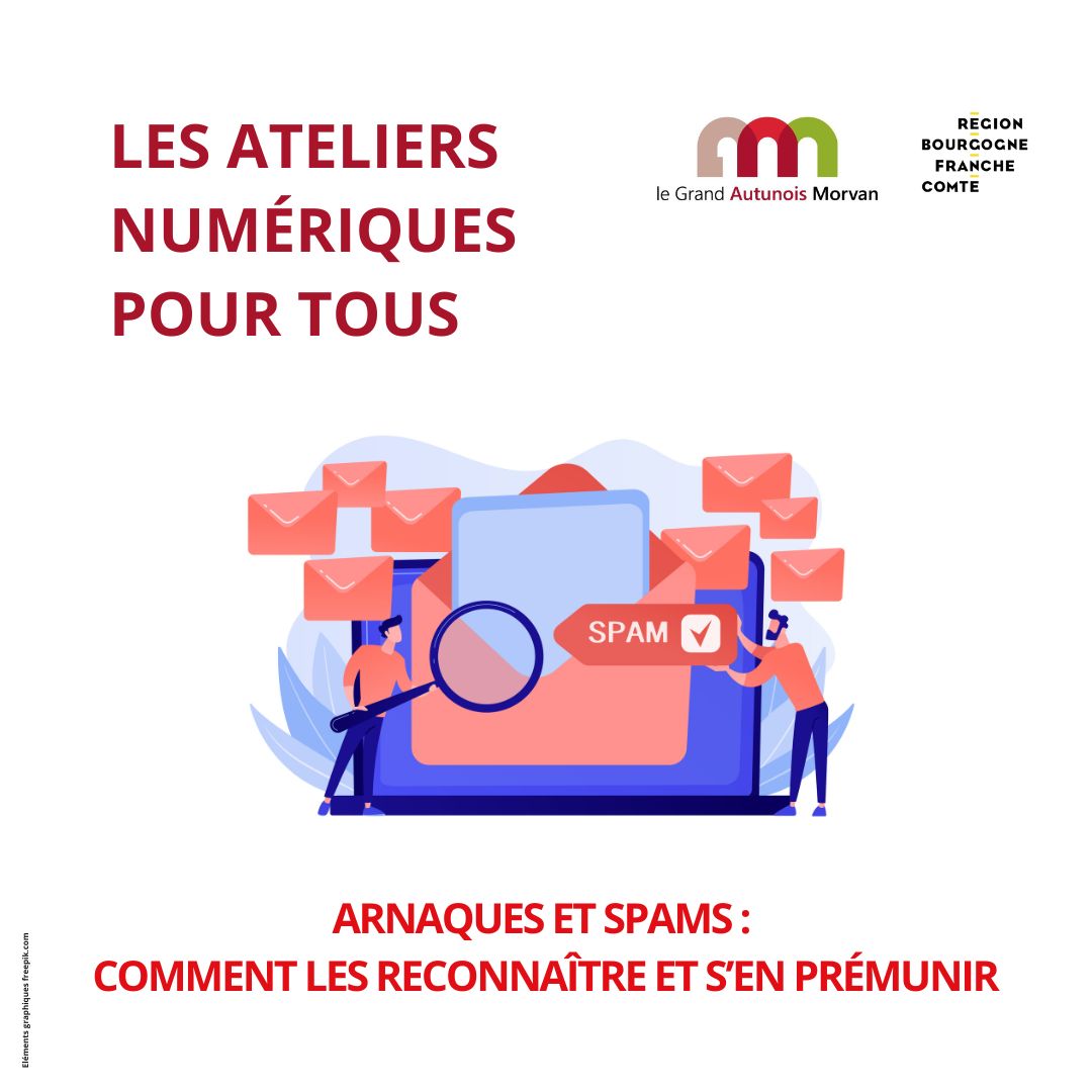 Atelier numérique - Arnaques et spams : comment les reconnaître et s'en prémunir