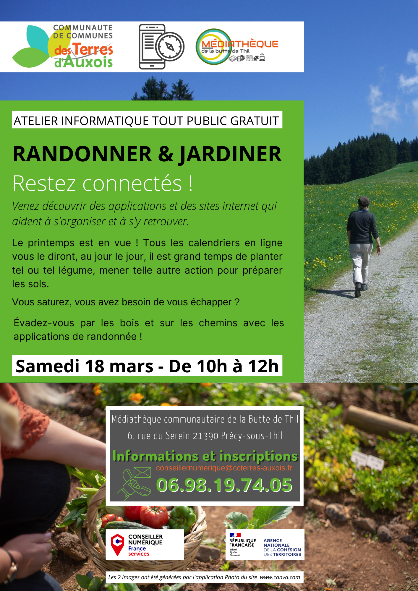 Le printemps est en vue ! Tous les calendriers en ligne vous le diront, au jour le jour, il est grand temps de planter tel ou tel légume, mener telle autre action pour préparez les sols. Vous saturez, besoin de vous échapper ? Evadez-vous par les bois et 