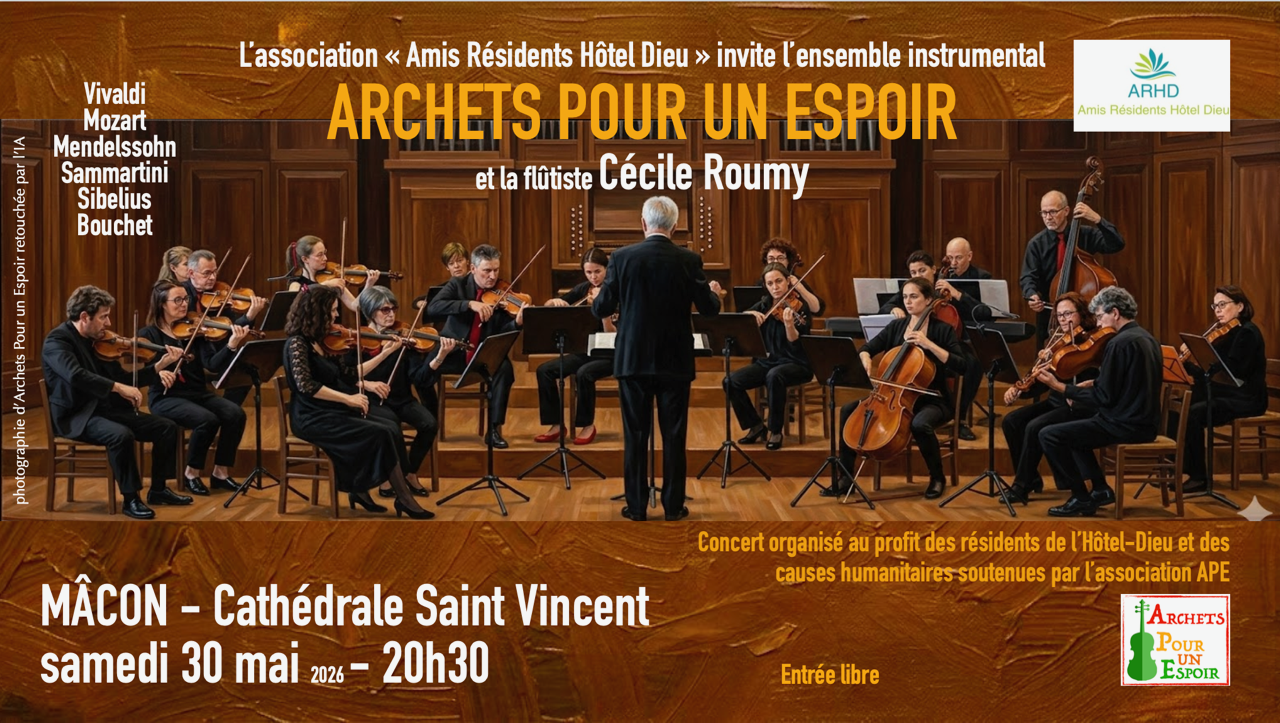 Concert Classique avec Archets pour un Espoir