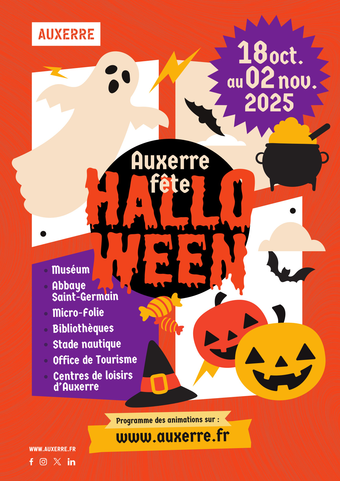 Visuel Halloween Auxerre 2025