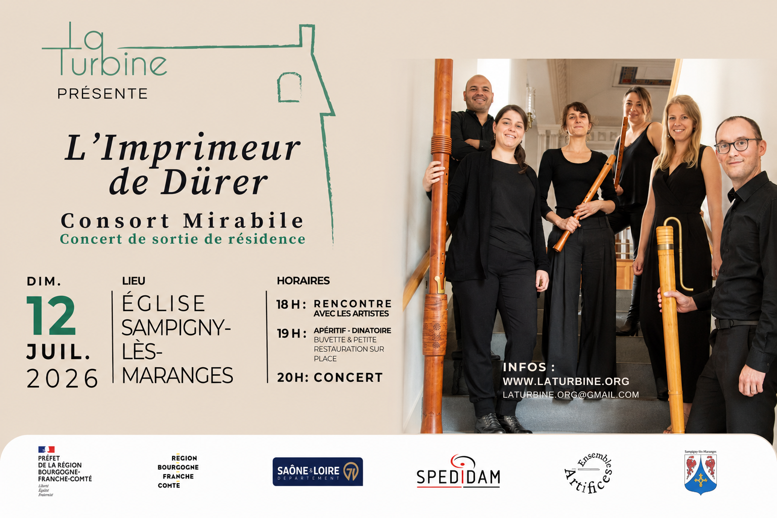 Concert L’Imprimeur de Dürer, consort Mirabile