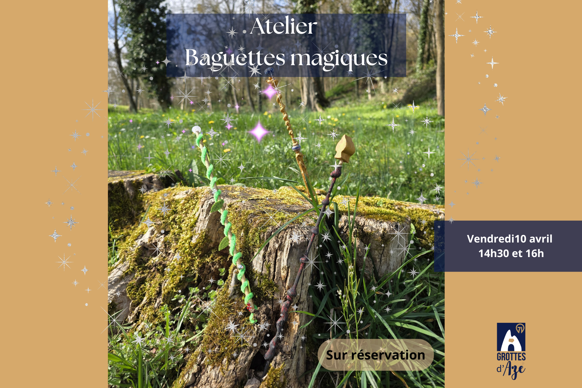 Atelier magie et sorcellerie : baguette magique
