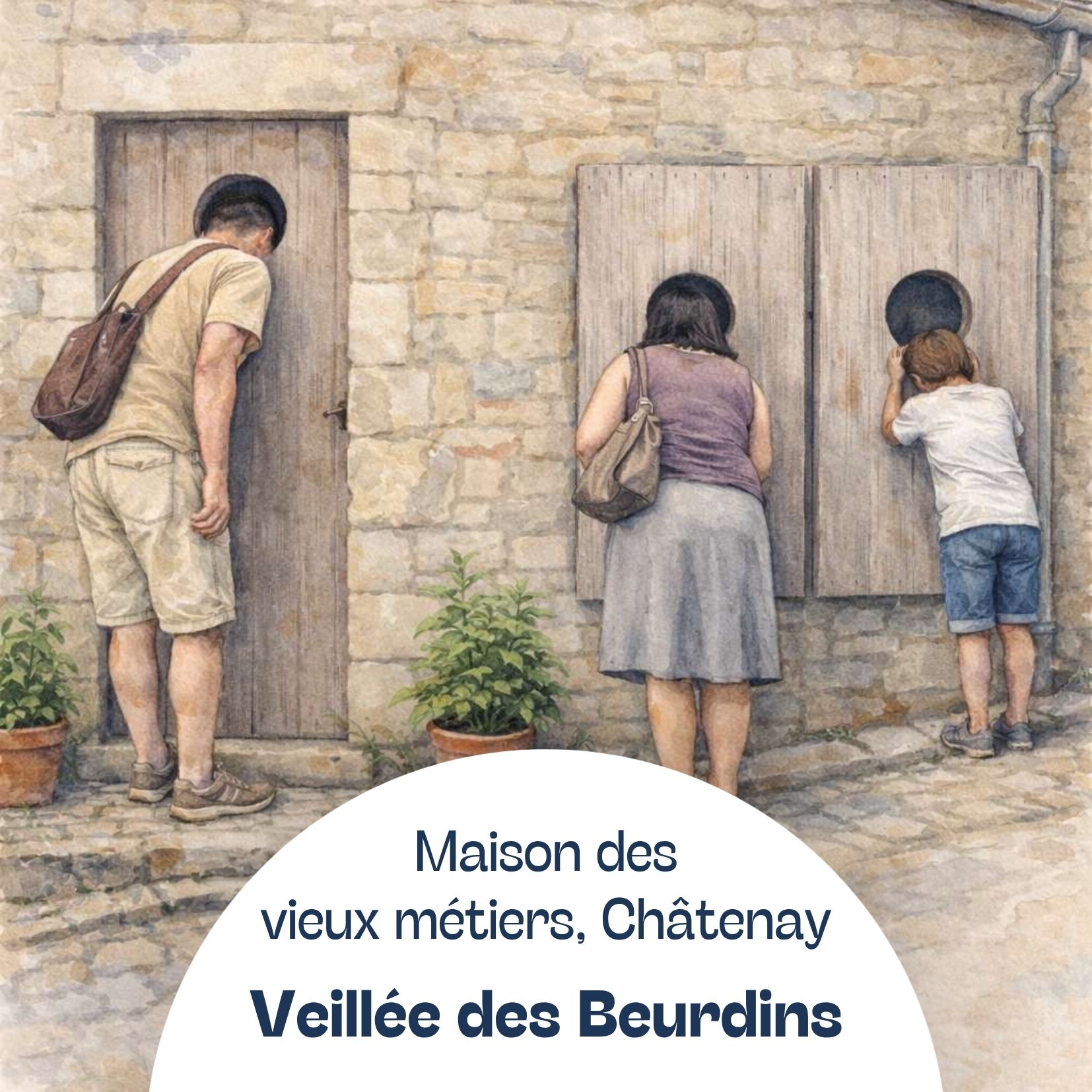 Veillée des beurdins à Châtenay