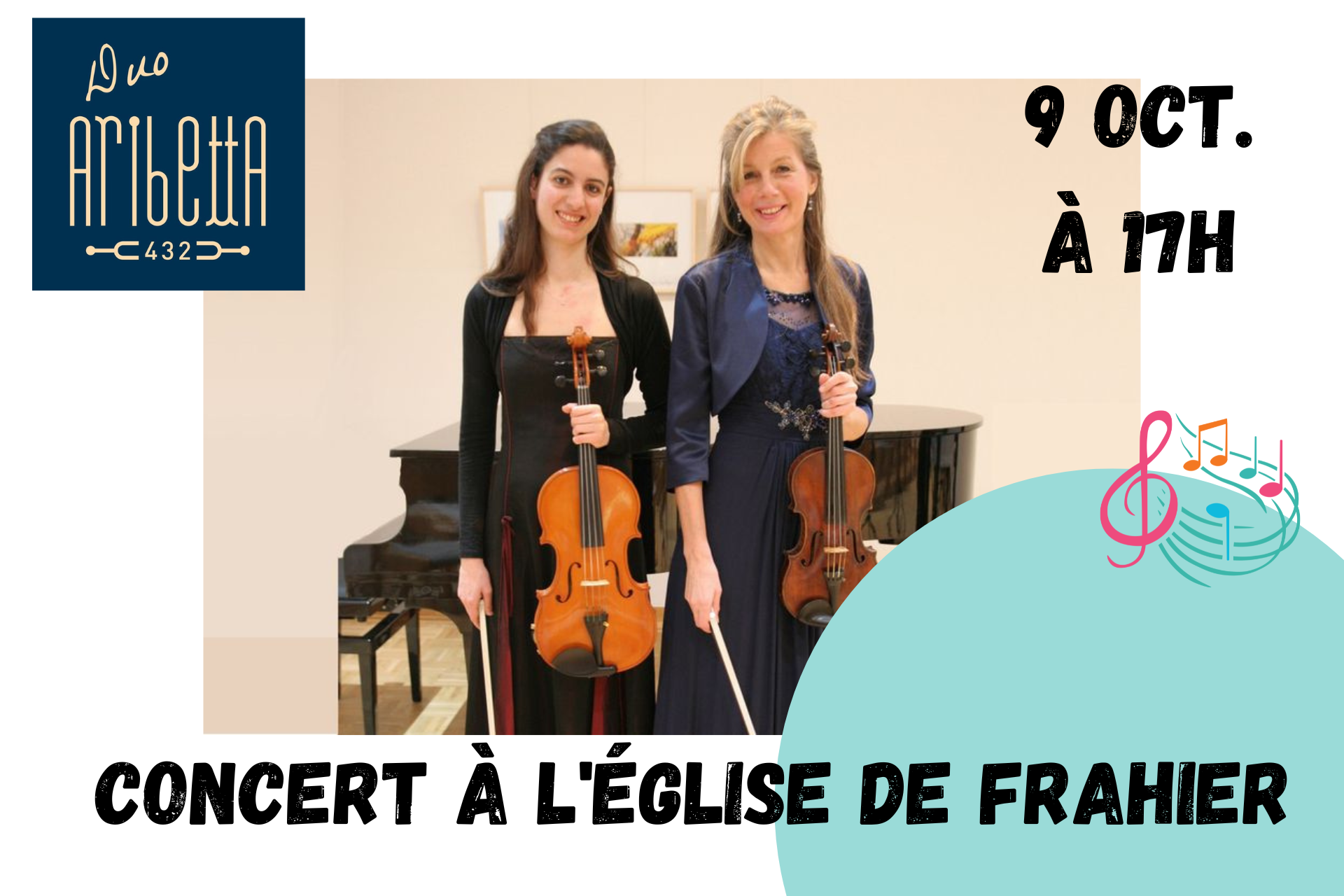 Concert Duo Aribetta à Frahier