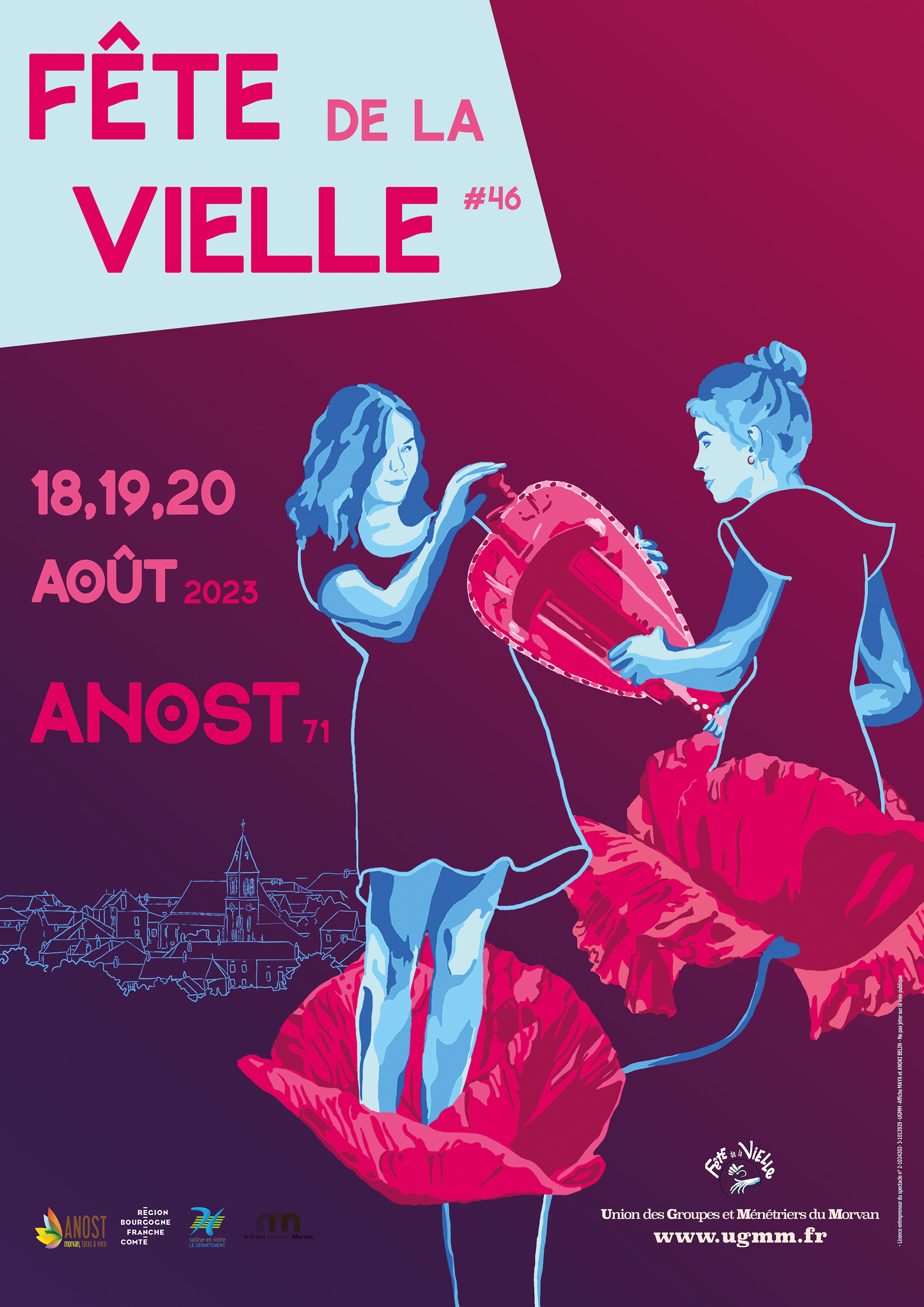 Affiche Fête de la Vielle 2023 ©UGMM