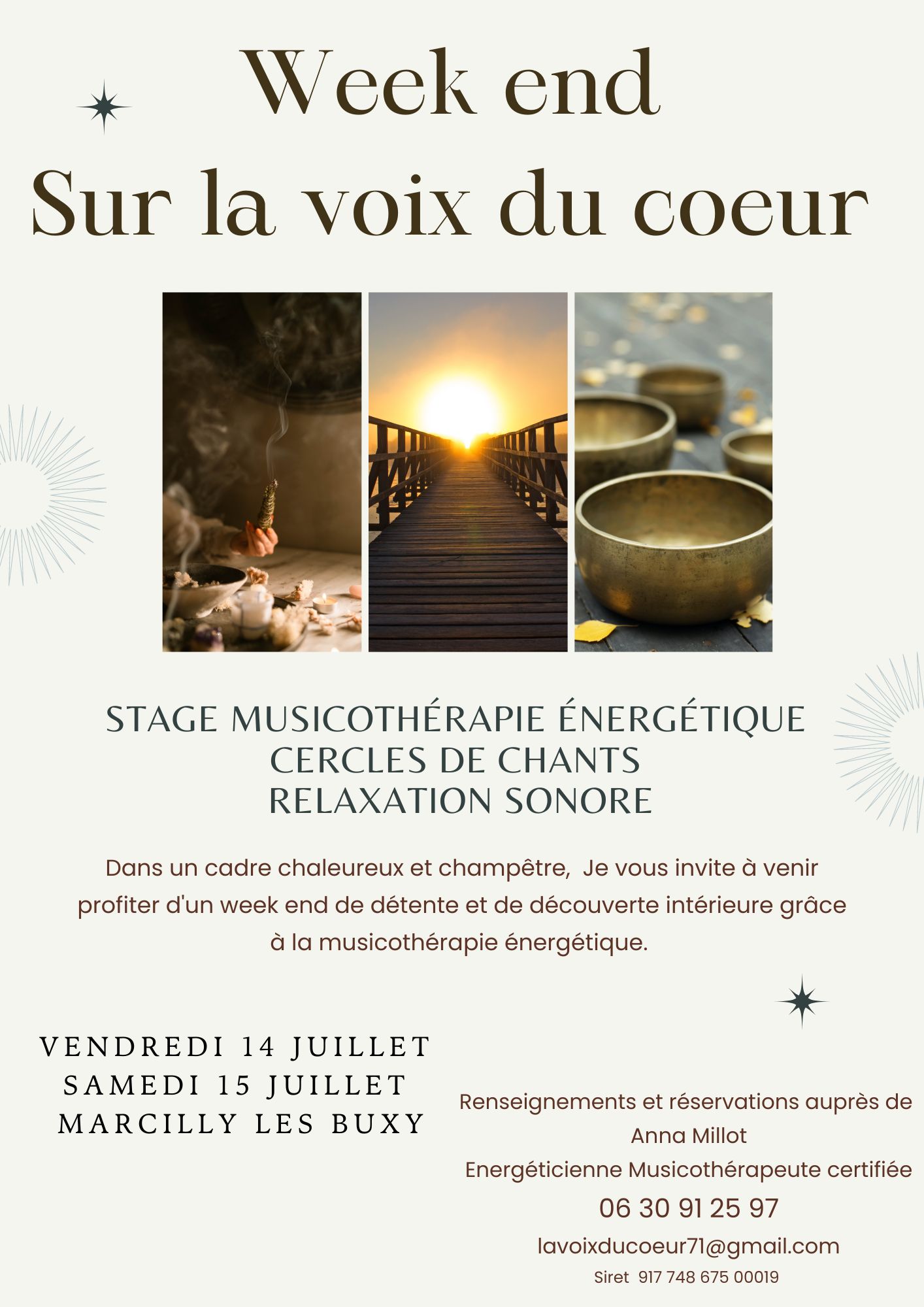 Week end Sur la voix du coeur - 2