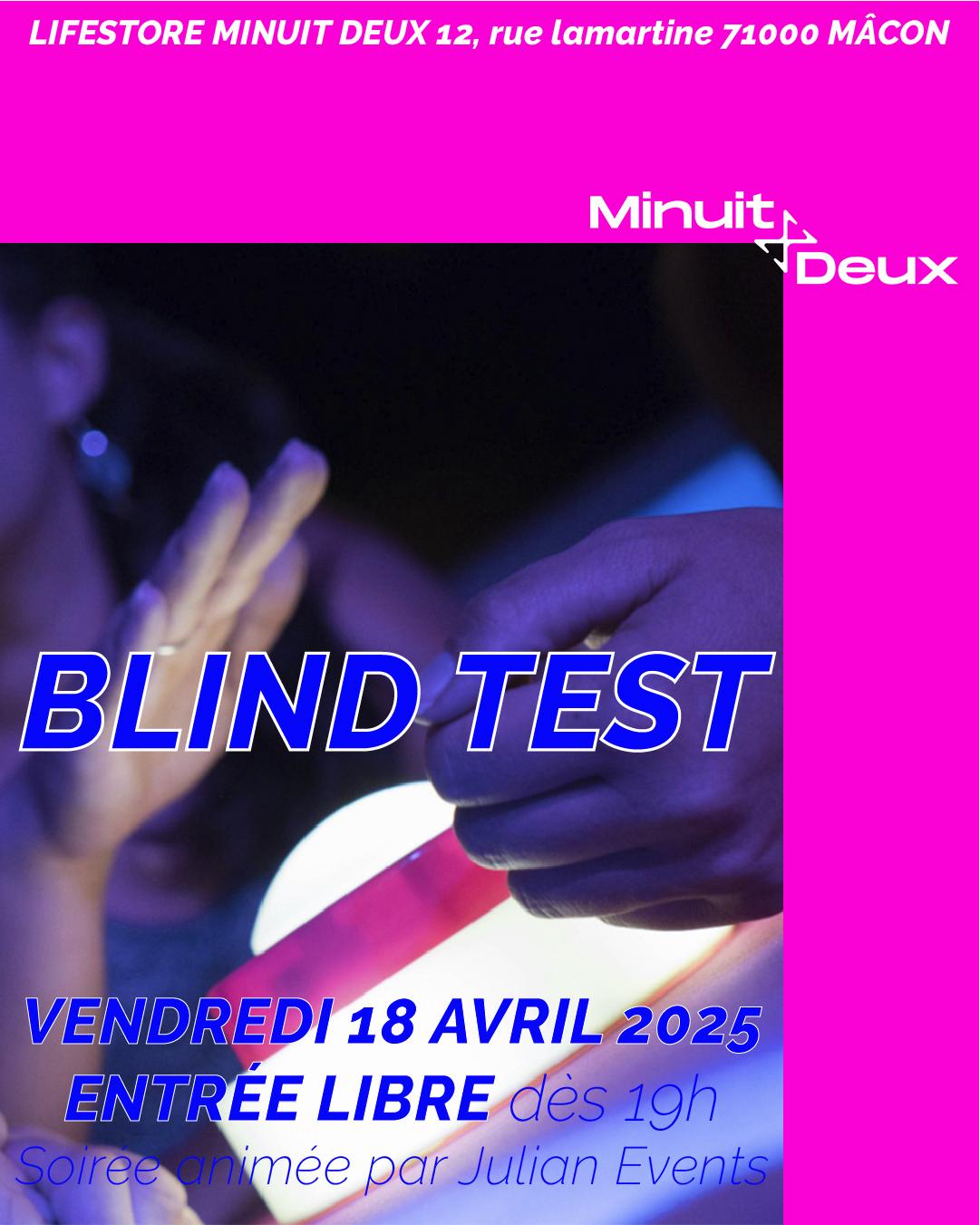 Affiche Blind Test