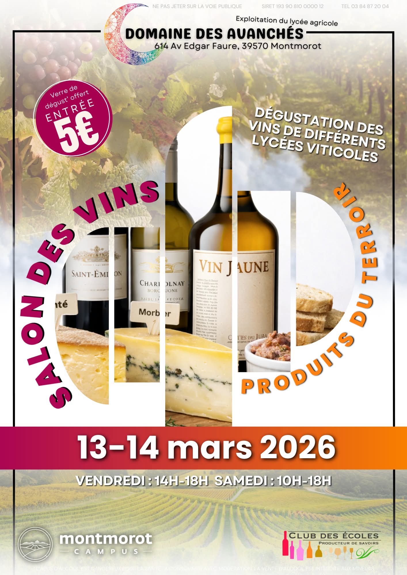 Salon des vins et produits du terroir du Domaine des Avanchés
