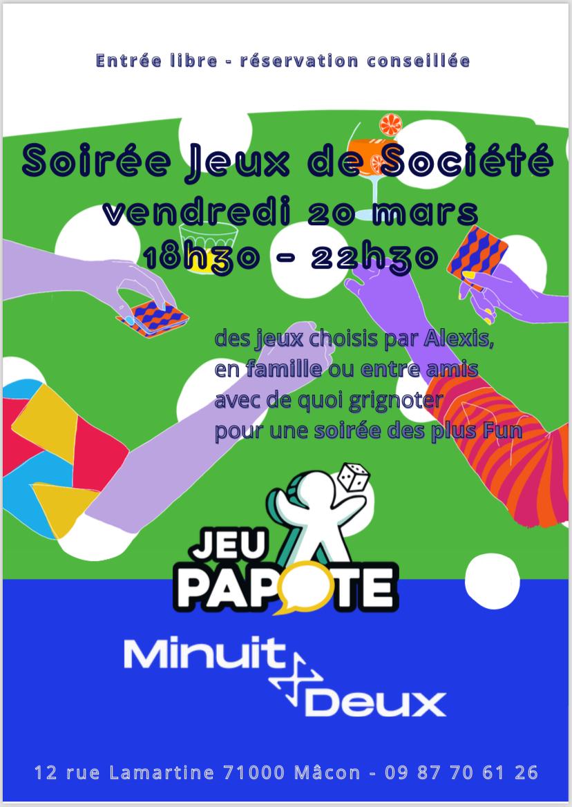 Soirée jeux de société