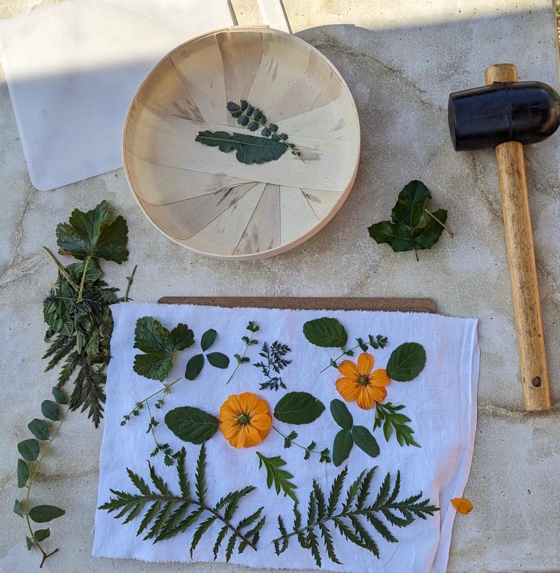 Atelier de teinture naturelle Tataki-zomé