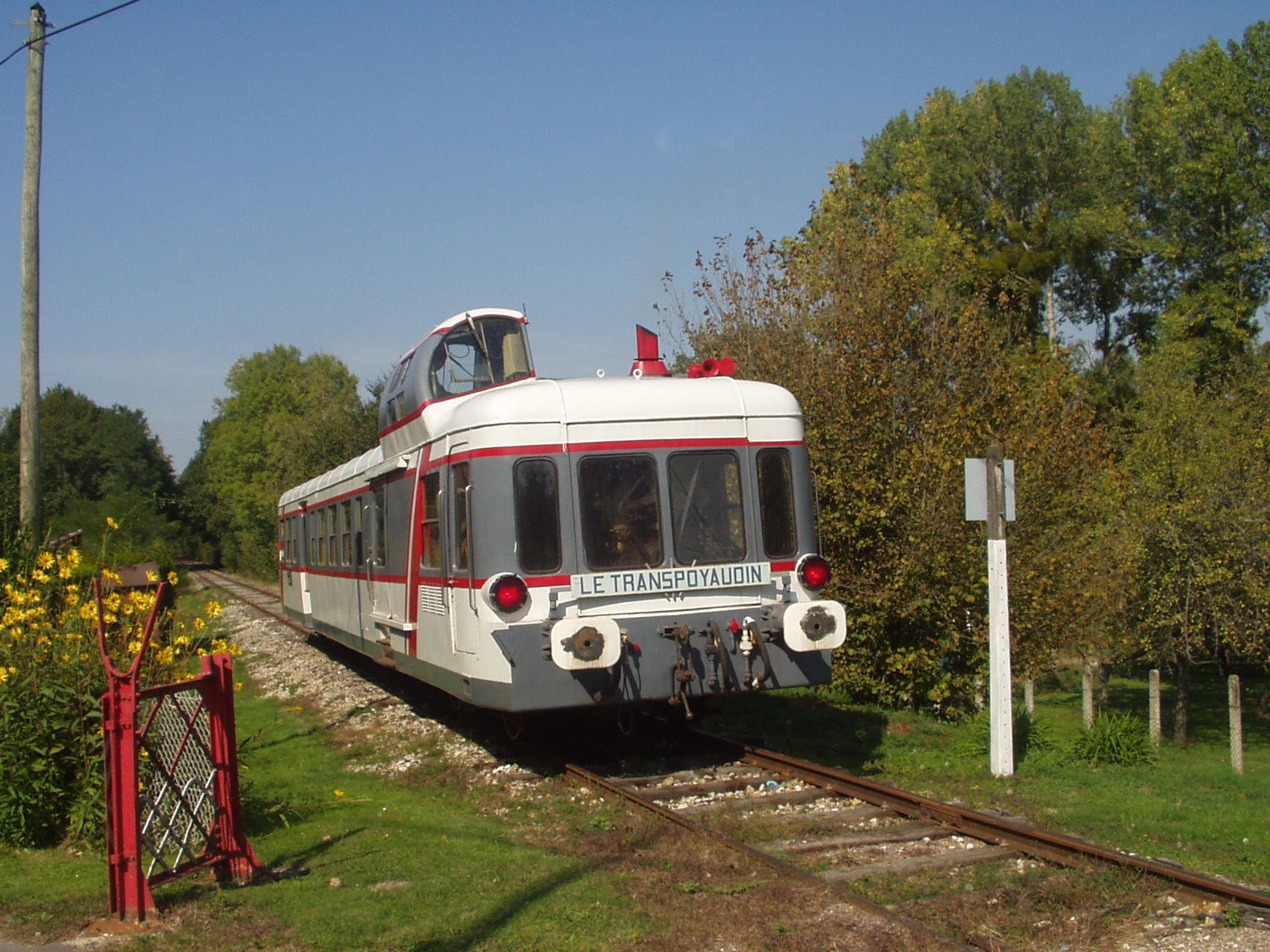 Train de la fête de la pomme