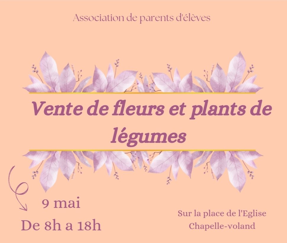 Vente de fleurs